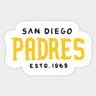 San Diego Padreeees Sticker